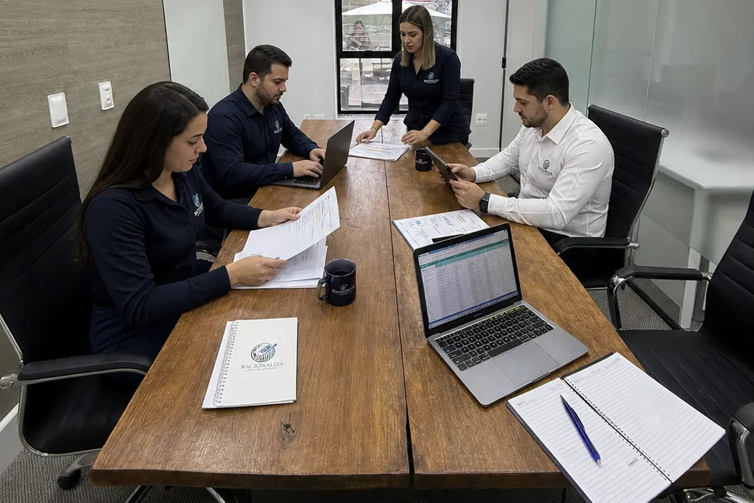 Racionaliza — equipe e operação